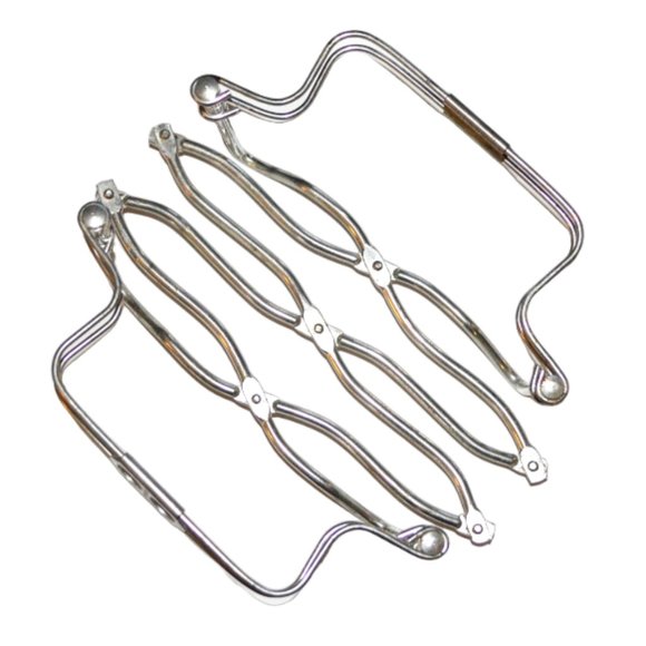 Dining | Vtg Expanding Casserole Rack Silver Colored Made In Italy ...